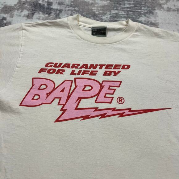 Authentic Bape 2000's Guranteed For Life Tee M - Picture 2 of 6